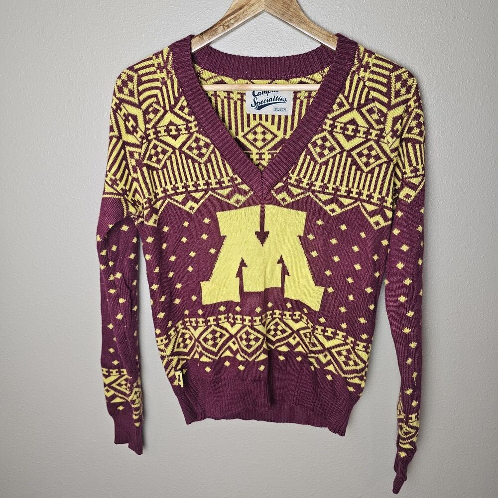 University Of Minnesota Gophers Sweater Size Medium Campus Specialties